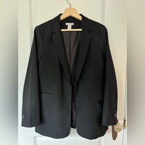 Classic Black Oversized Blazer